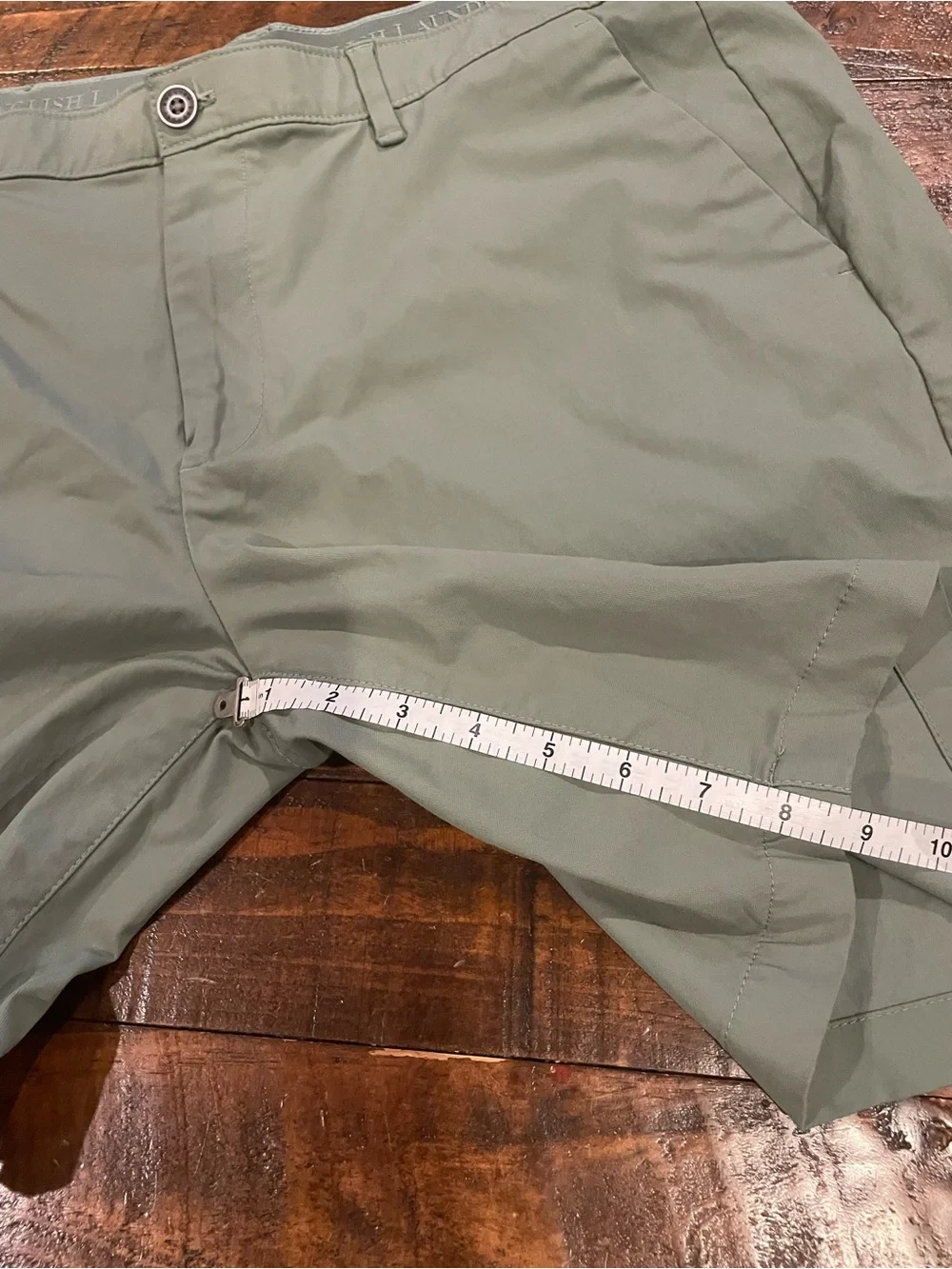 English Laundry Olive Flat-Front Performance Shorts